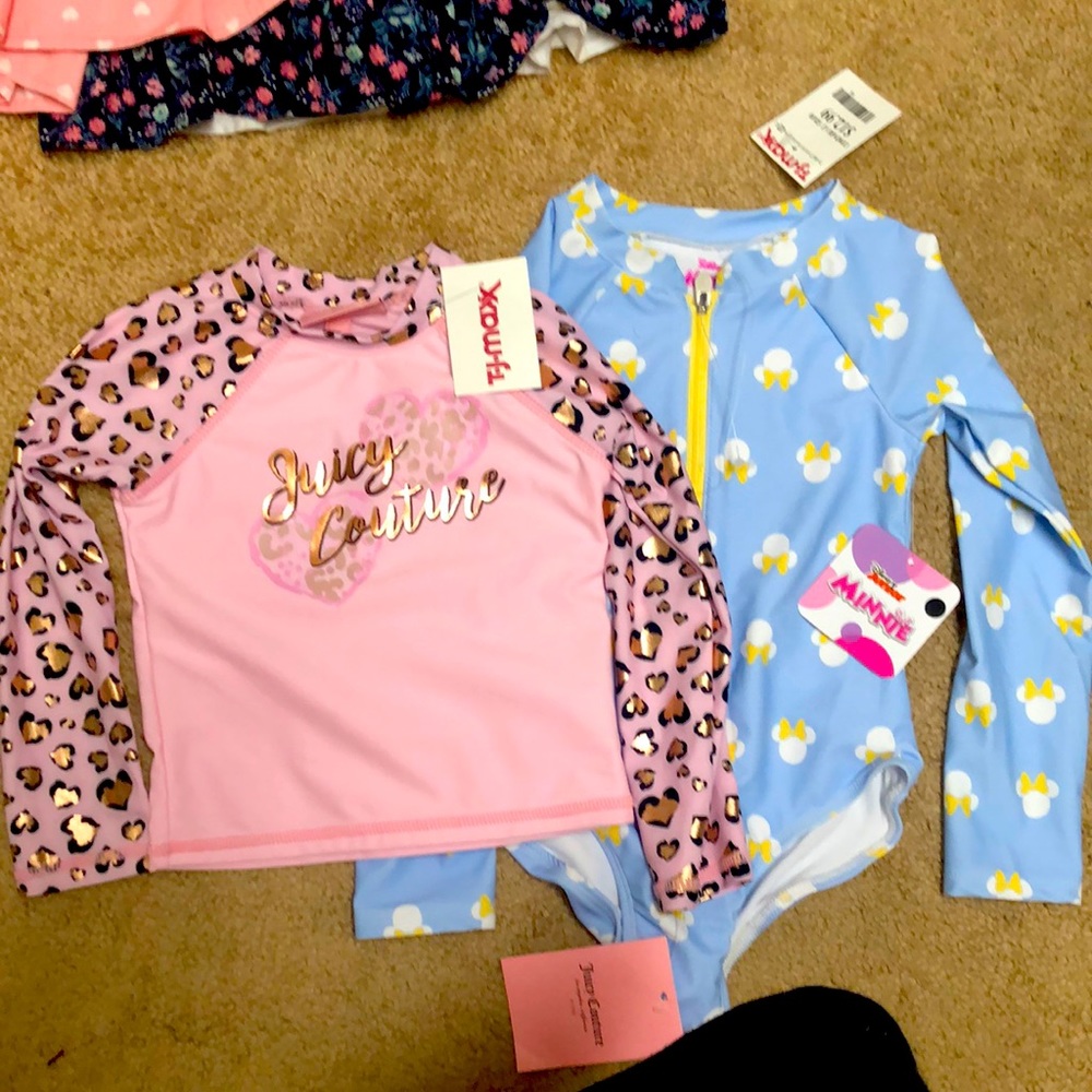 Toddler 4T swimsuits.